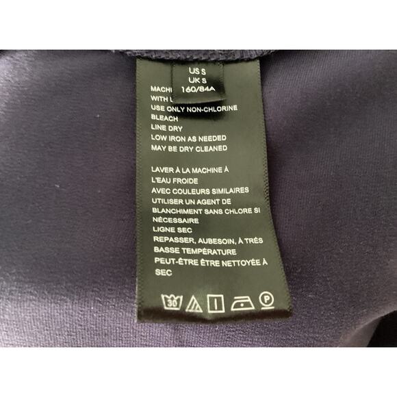 Urban Outfitters Margaux Satin Slip Dress Small Navy Whimsigoth 90s Grunge Fairy - Picture 7 of 12